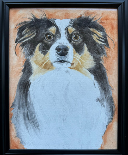 Watercolor Pet Portrait Commission